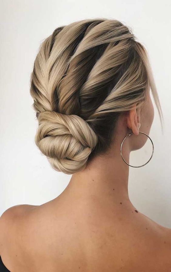 Prom Low Bun