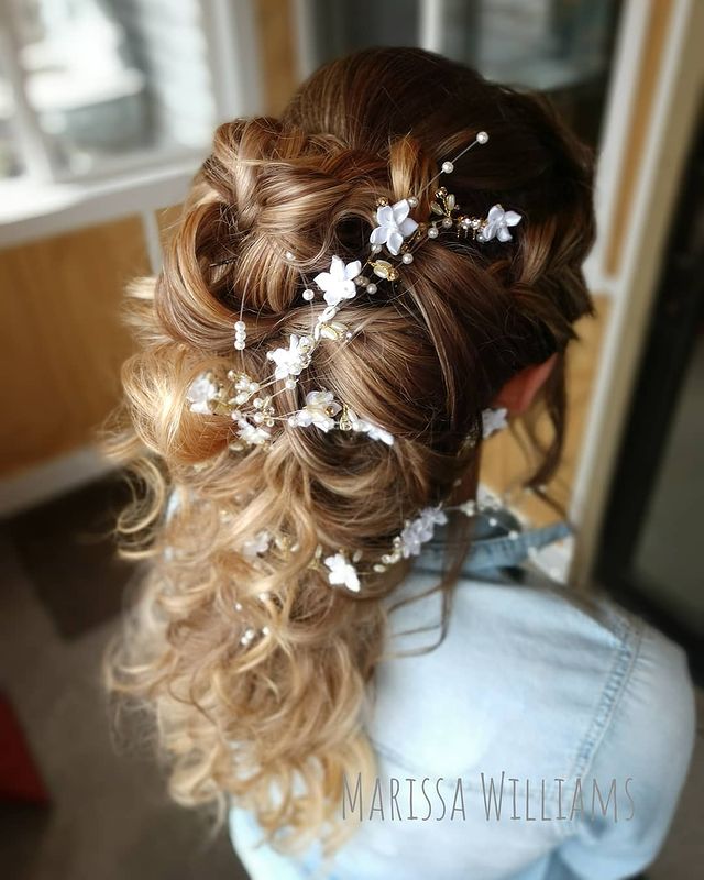  Balayage Bride Hairstyle