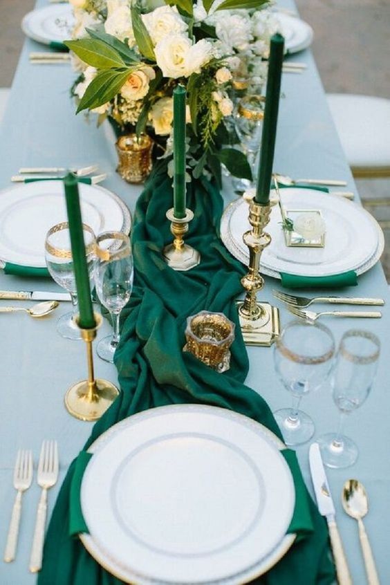 wedding green color