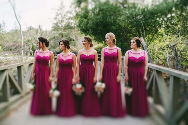 loose wave bridesmaids hairstyles