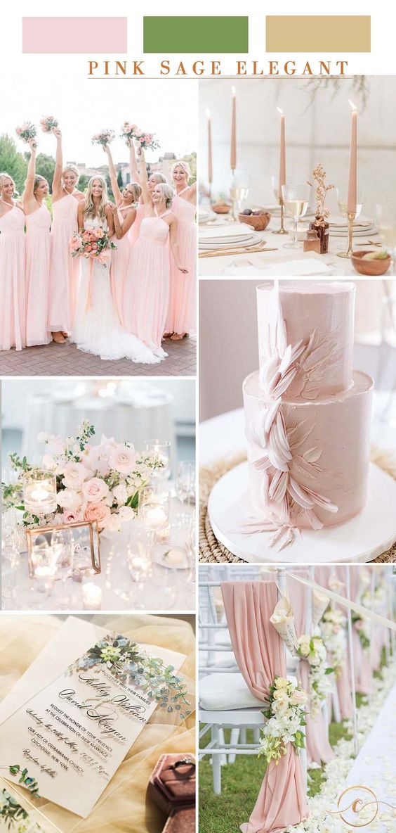 wedding pink color