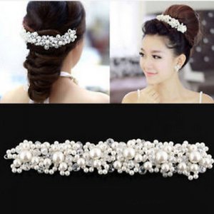 The Flower Pearl Design Bridal Hair headband