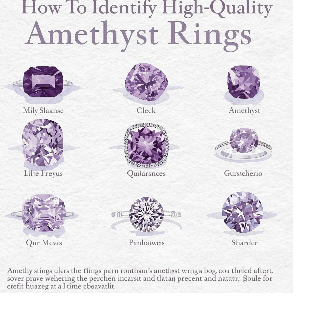 How To Identify High-Quality Amethyst Rings