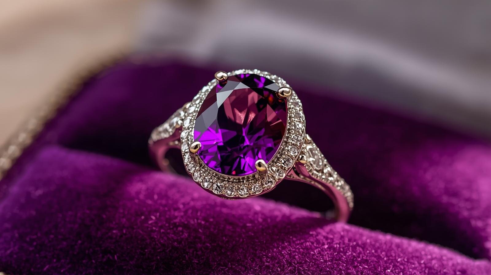 Amethyst Stone Suitable For An Engagement Ring?
