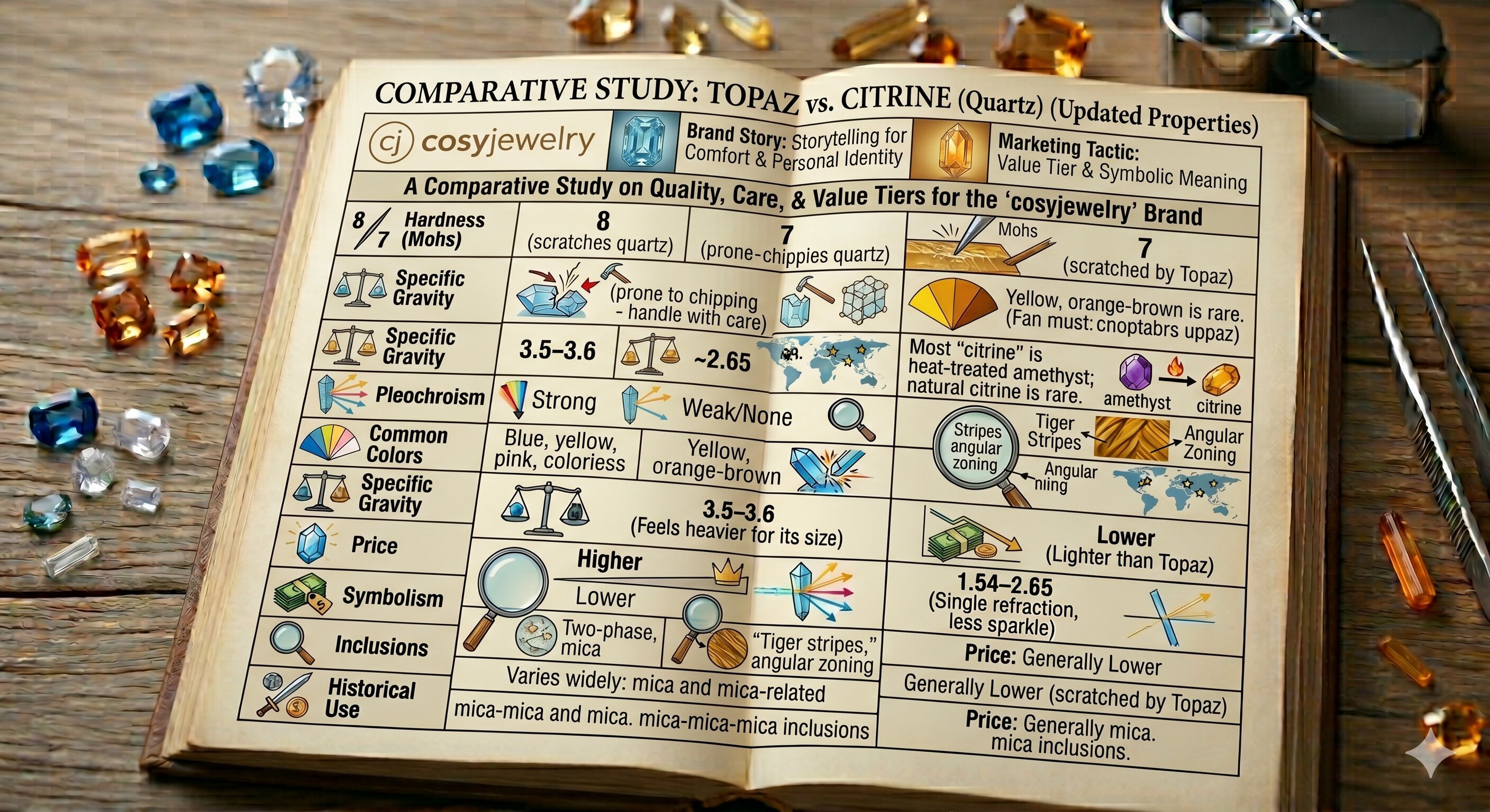 Property Topaz V Citrine
