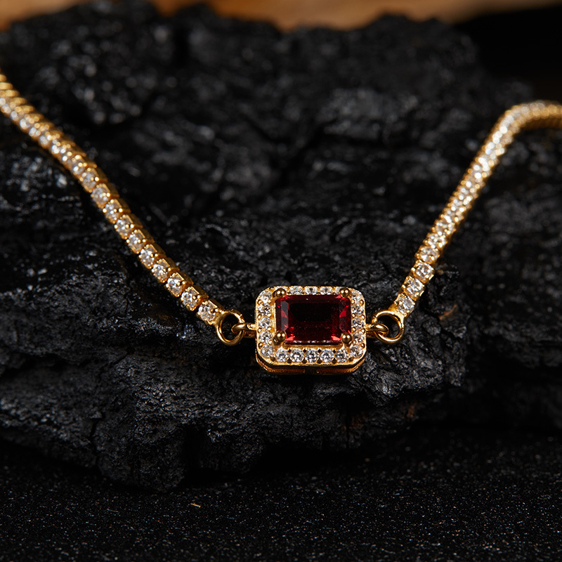 bracelet-garnet